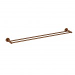 Otus Brushed Copper Slimline SS Double Towel Rail 900mm Otus Brushed Copper Slimline SS Double Towel Rail 900mm